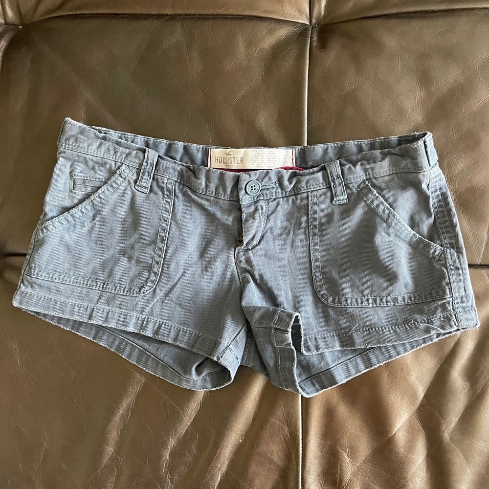 Hollister Grey Denim Shorts